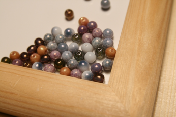 Glass Pressed Beads