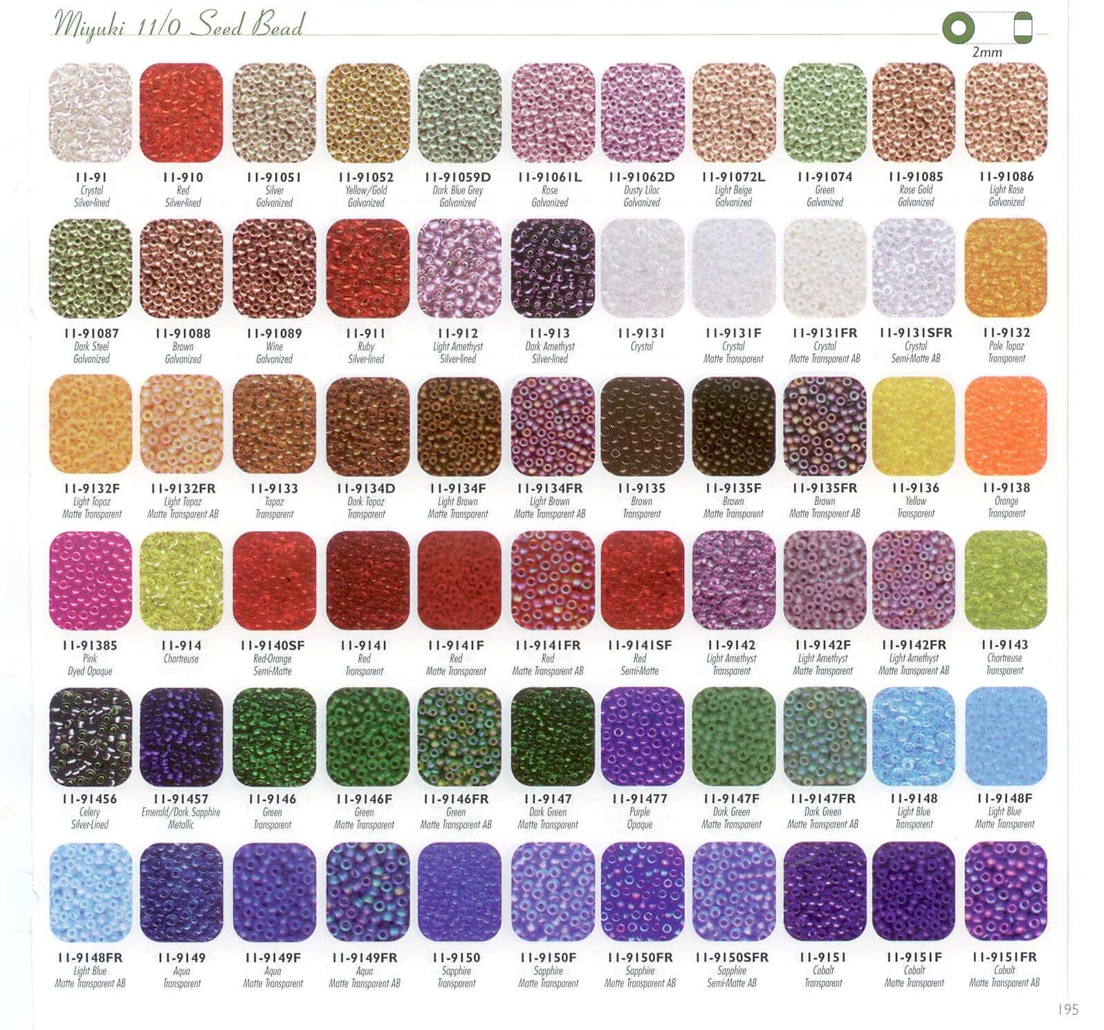 Products Overview All Beads Cz 11 0 Size Colour Chart I Show Full